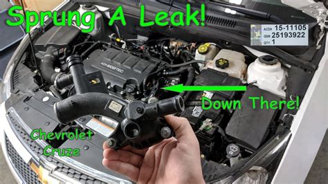 coolant leak chevy cruze|Chevy Cruze Coolant Leak Symptoms and Repair Explained